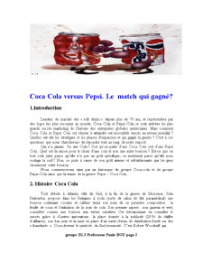 Coca Cola versus Pepsi le match qui gagne - Pagina 2