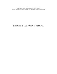Audit Fiscal - Impozit pe Dividende - Pagina 1