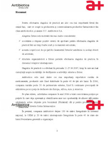 Raport de practică Antibiotice Iași - Pagina 3