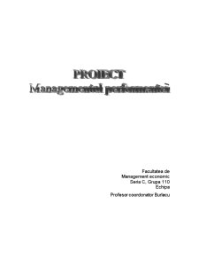 Managementul performanței - Pagina 1