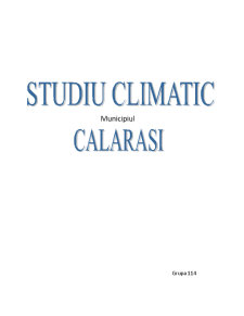 Studiu climatic - Călărași - Pagina 1