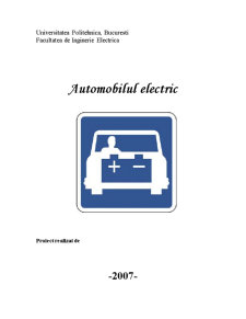 Automobilul Electric - Pagina 1