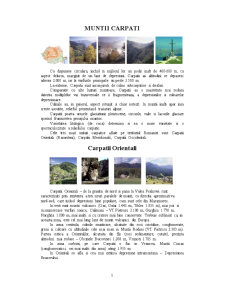 Munții Carpați - Pagina 1