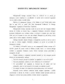 Institutul Diplomatic Român - Pagina 1