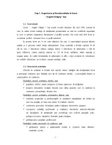 Organizarea și conducerea gestiunii financiare - Liceul Anghel Saligny Iași - Pagina 1