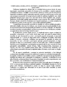 Unificarea legislativă - sistemul administrativ al României (1919-1939) - Pagina 1