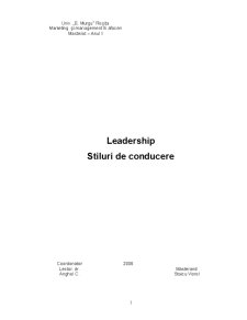 Leadership - Pagina 1