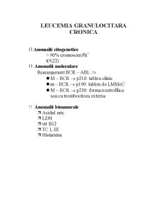 Leucemia Granulocitară Cronică - Pagina 2