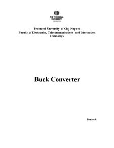 Proiect electronică de putere - buck converter - Pagina 1