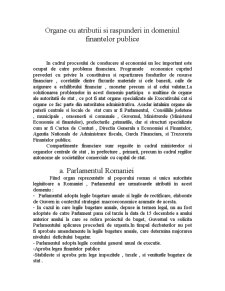 Organele statului cu atribuții în domeniul finanțelor publice - Pagina 1