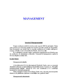 Isoricul Managementului - Pagina 1