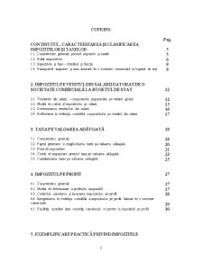 Analiza impozitelor și taxelor datorate la bugetul de stat de SC Comtim Industrie SA pe anul 2001 - Pagina 3