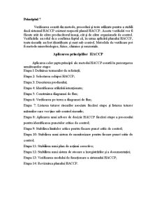 Principiile HACCP - Pagina 5