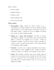 Implantarea unei companii pe piața românească - Del Monte Fresh Produce Company - Pagina 2