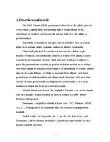 Plan de Afaceri - Firma Sonoizari - Pagina 2