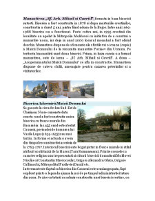 Itinerarul turistic inima Moldovei - Hîncești- Căușeni - Ialoveni - Chișinău - Orhei - Straseni - Hîncești - Pagina 5