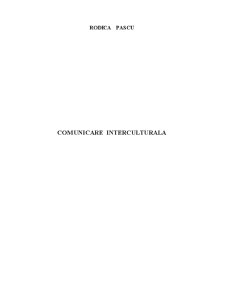 Comunicare interculturală - Pagina 1