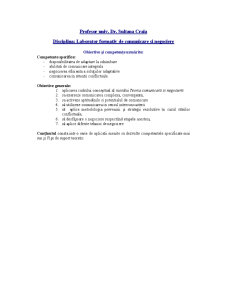 Laborator Formativ de Comunicare și Negociere - Pagina 1