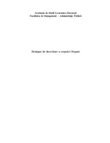 Strategie de dezvoltare a orașului Otopeni - Pagina 1
