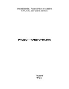 Transformator Electric - Pagina 1