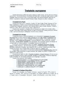 Tratatele formării Uniunii Europene - Pagina 1