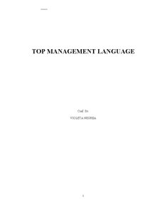 Top Management Language - Pagina 1