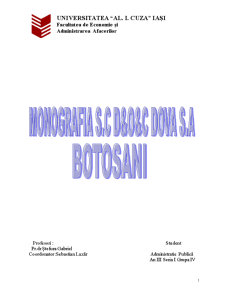 Monografia SC D&O&C Dova SA Botoșani - Pagina 1