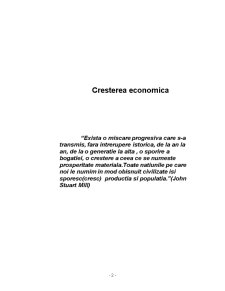 Creșterea economică - Pagina 1
