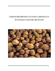 Cercetari privind Cultura Cartofului in Zonele Colinar - Montane - Pagina 4