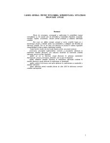 Cadrul General pentru Întocmirea și Prezentarea Situațiilor Financiare Anuale - Pagina 1