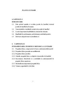 Model de pregătire fizică generală și specifică în jocul de handbal la nivel de senioare, divizia A, Mureșul Târgu Mureș - Pagina 3