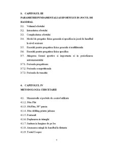Model de pregătire fizică generală și specifică în jocul de handbal la nivel de senioare, divizia A, Mureșul Târgu Mureș - Pagina 4