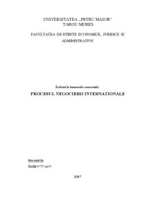 Procesul negocierii internaționale - Pagina 1