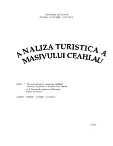 Masivul Ceahlău - Pagina 1