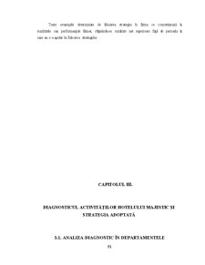 Managementul Strategic în Cadrul Hotelului Majestic - Pagina 51