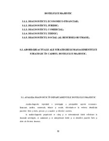 Managementul Strategic în Cadrul Hotelului Majestic - Pagina 52