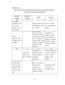 Managementul Strategic în Cadrul Hotelului Majestic - Pagina 71