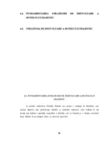 Managementul Strategic în Cadrul Hotelului Majestic - Pagina 86