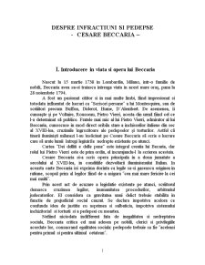 Despre infracțiuni și pedepse - Cesare Beccaria - Pagina 1
