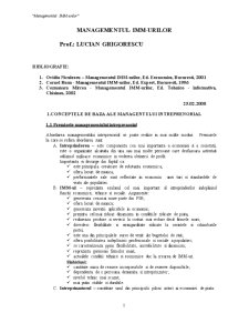 Managementul IMM-urilor - Pagina 1