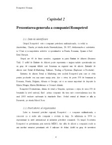 Raport de practică Rompetrol - Pagina 4