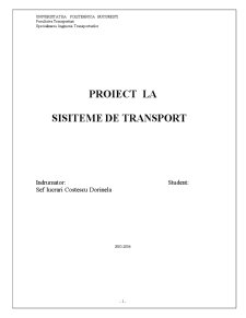 Sisteme de Transport - Pagina 1