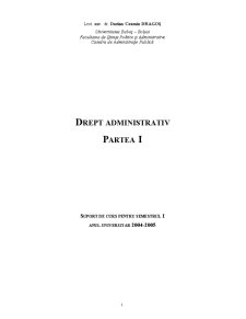 Drept Administrativ - Pagina 1