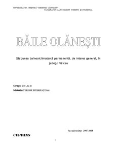 Băile Olănești - Pagina 1