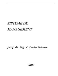 Bazele Managementului - Pagina 1
