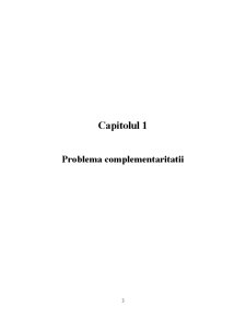 Problema complementarității - Pagina 3