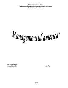 Management American - Pagina 1
