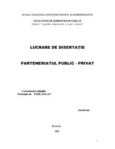 Parteneriatul Public - Privat - Pagina 1
