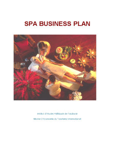 Spa Business Plan - Pagina 1