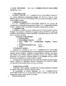 Societatea comercială Combinatului Doljchim Craiova SA - Pagina 1